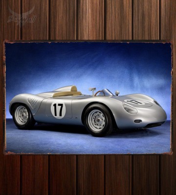 Металлическая табличка Porsche 718 RSK